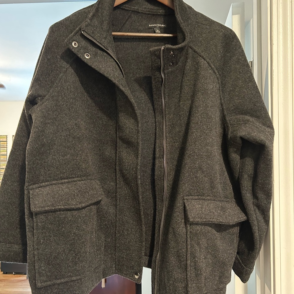 Banana Republic Womens XL Jacket - Charcoal color Never Worn